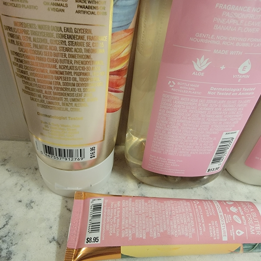 Bath & Body Works Bahamas Passionfruit & Banana Flower  Fragrance Bundle NEW! - Picture 8 of 13